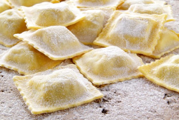 ravioli ricotta e spinaci